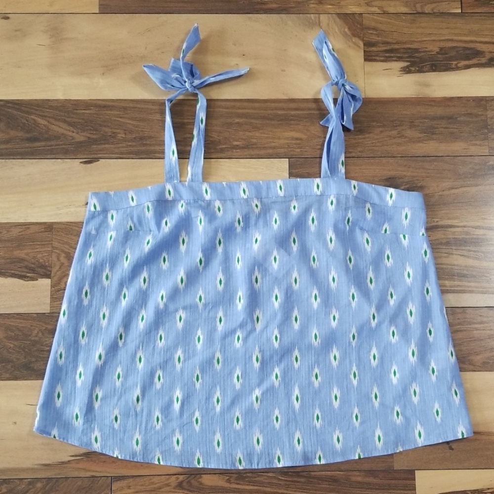 J Crew top with ties